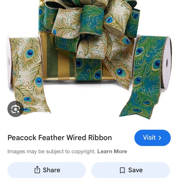 Peacock Theme Blue & Teal Gift Bows  Variety Pack for Gift/Party Decorations - Picture 11 of 12